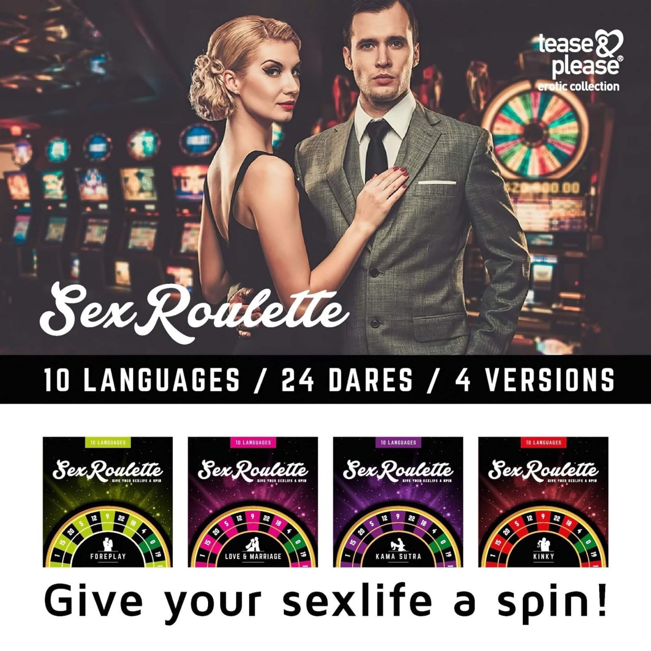 Sex Roulette Kinky - szex társasjáték (10 nyelven)