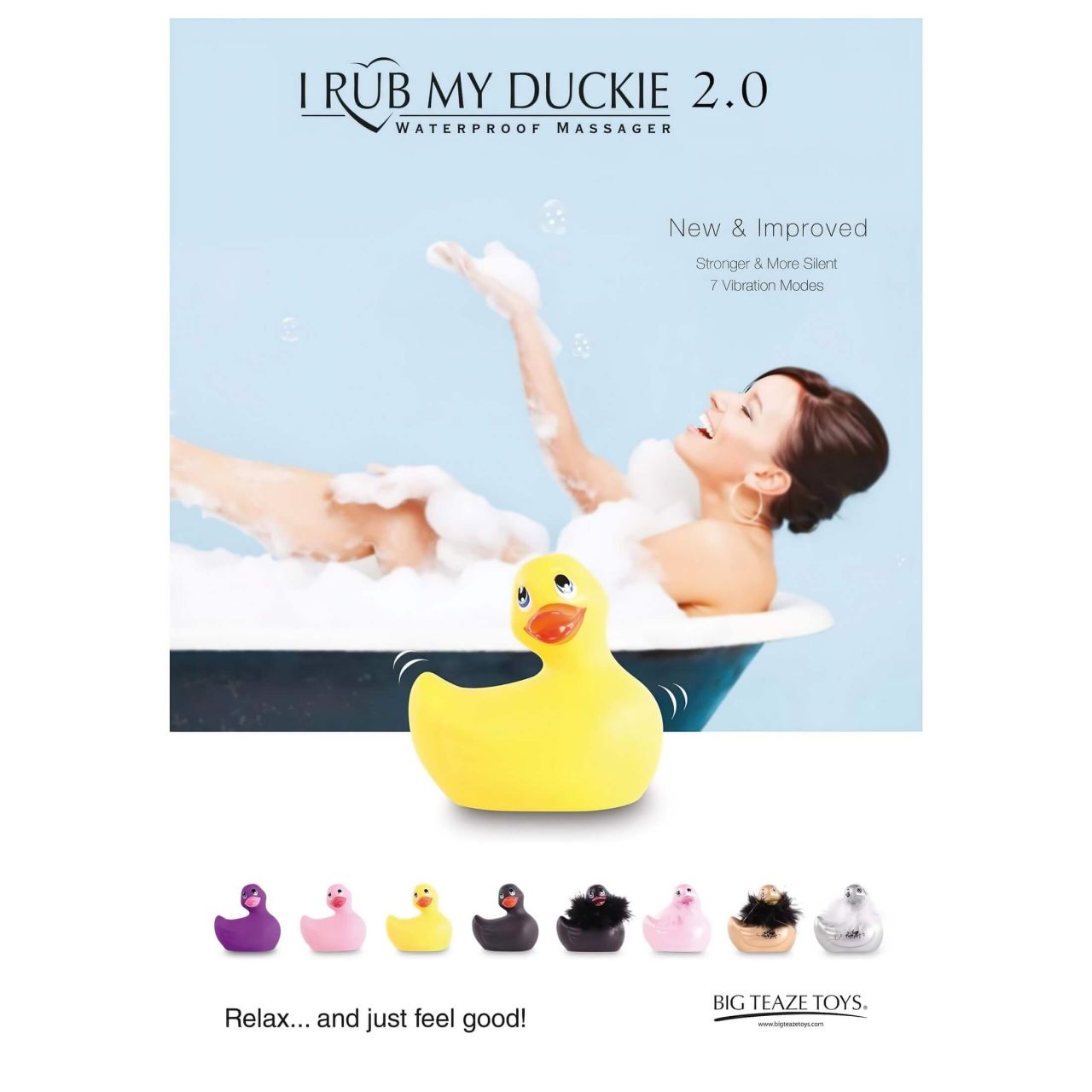 My Duckie Paris 2.0 - játékos kacsa vízálló csiklóvibrátor (arany)