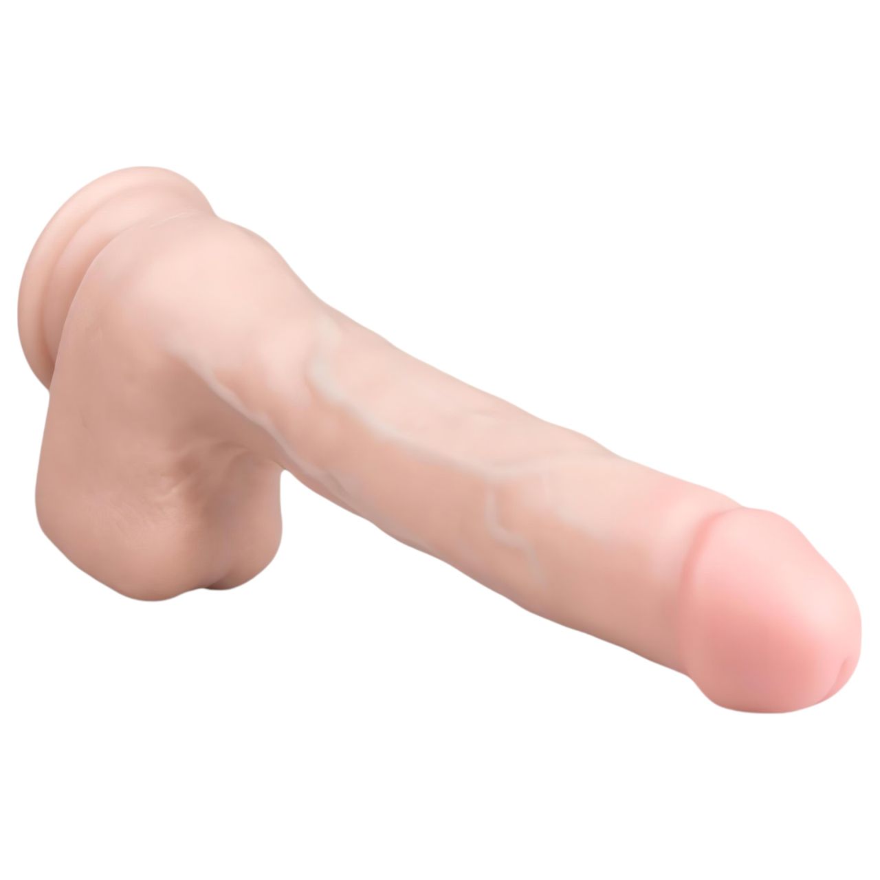 Easytoys - tapadótalpas, herés nagy dildó (29,5cm) - natúr