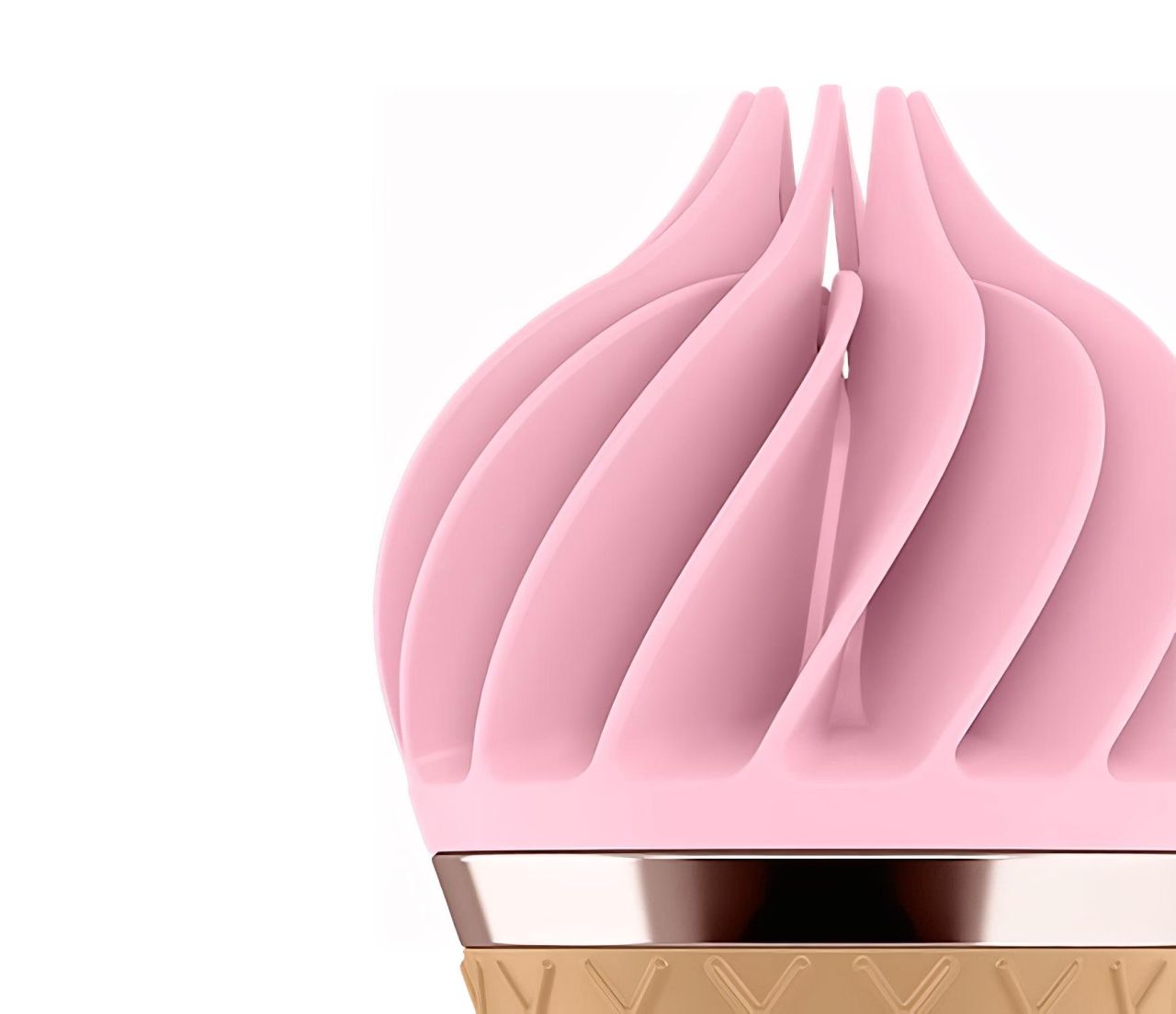 Satisfyer Sweet Treat - akkus, forgó csiklóvibrátor (pink-barna)