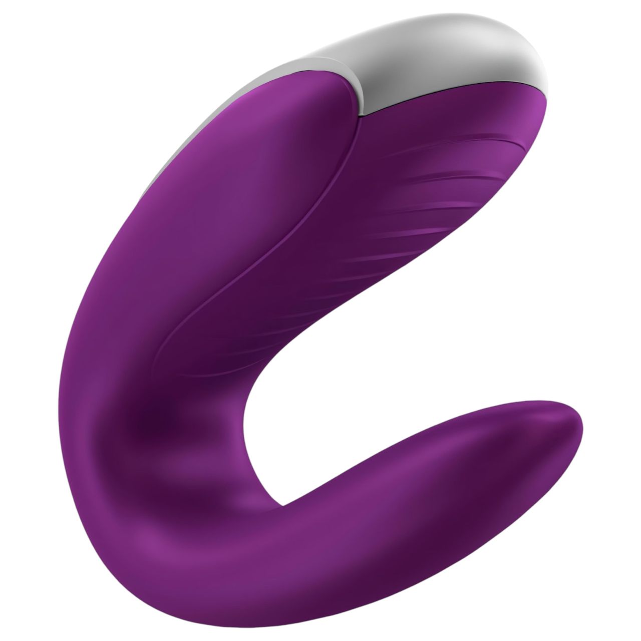 Satisfyer Double Fun - okos, vízálló, rádiós párvibrátor (lila)