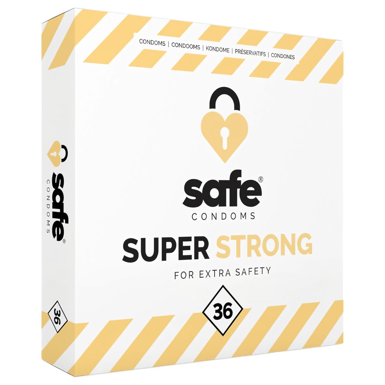 SAFE Super Strong - extra erős óvszer (36db)