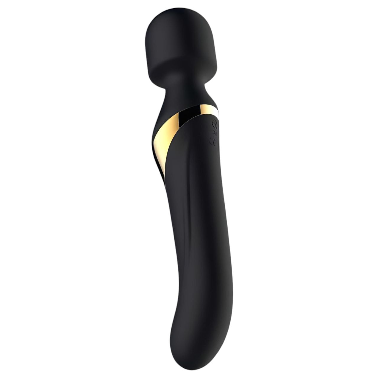 Dorcel Dual Orgasms Gold - akkus, 2in1 masszírozó vibrátor (fekete)