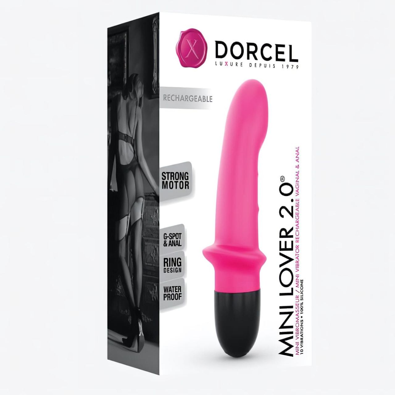 Dorcel Mini Lover 2.0 - akkus, G-pont vibrátor (pink)