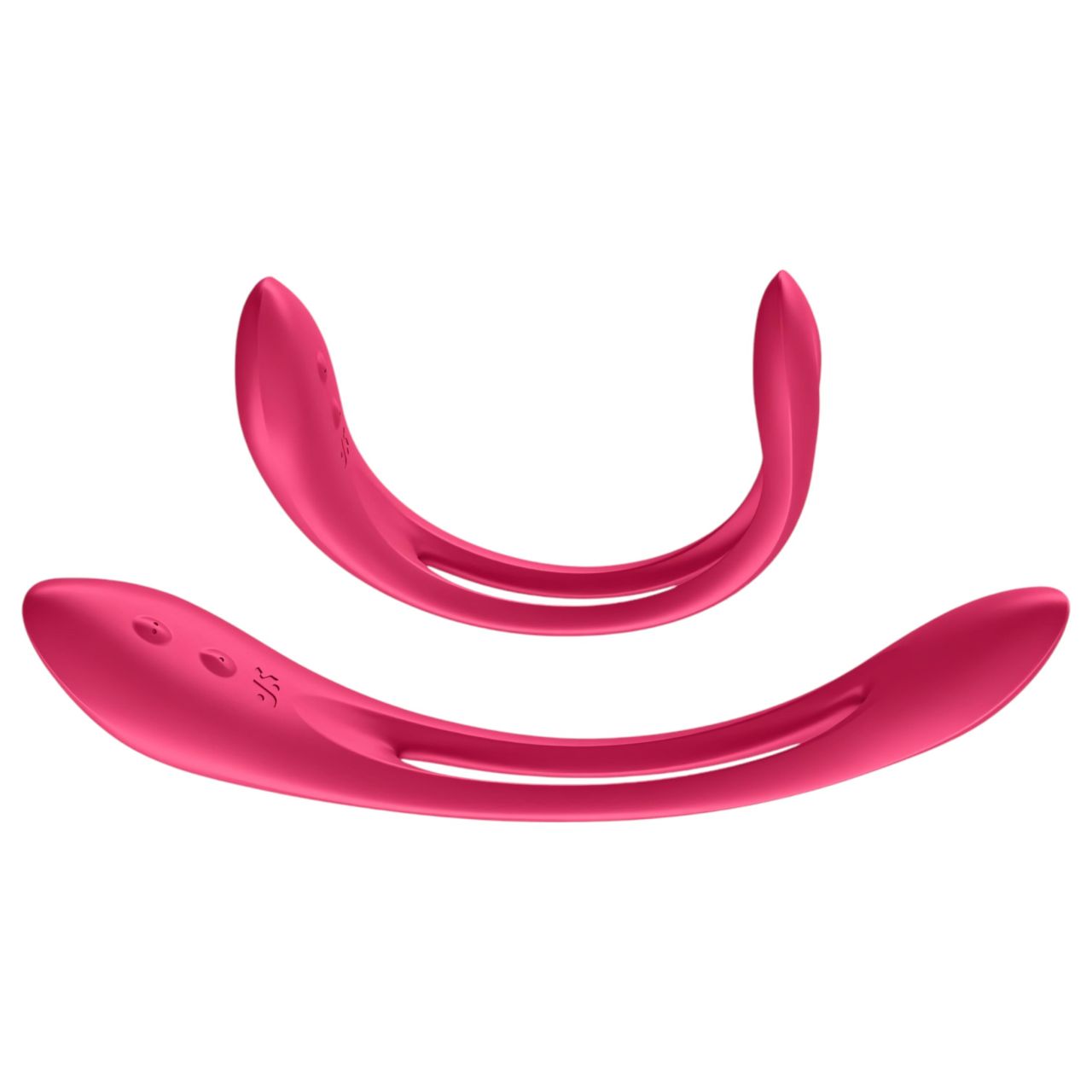 Satisfyer Elastic Joy - akkus, flexibilis párvibrátor (piros)