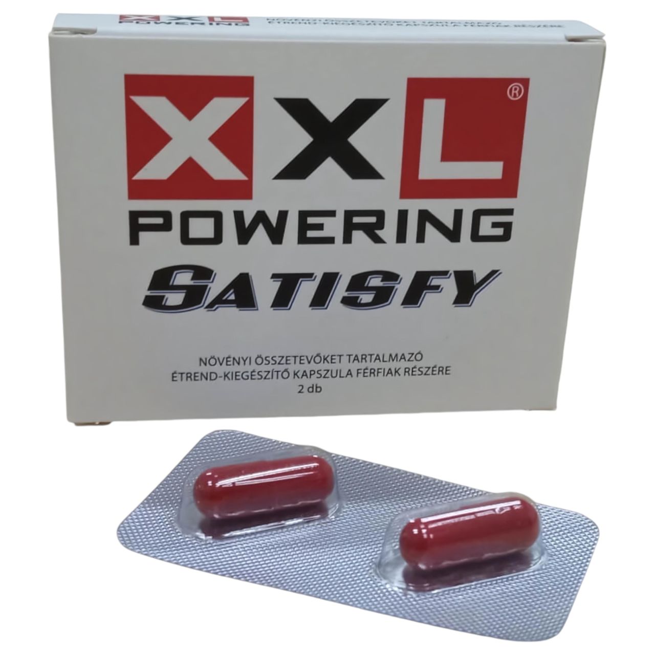 XXL powering Satisfy - erős, étrend-kiegészítő férfiaknak (2db)