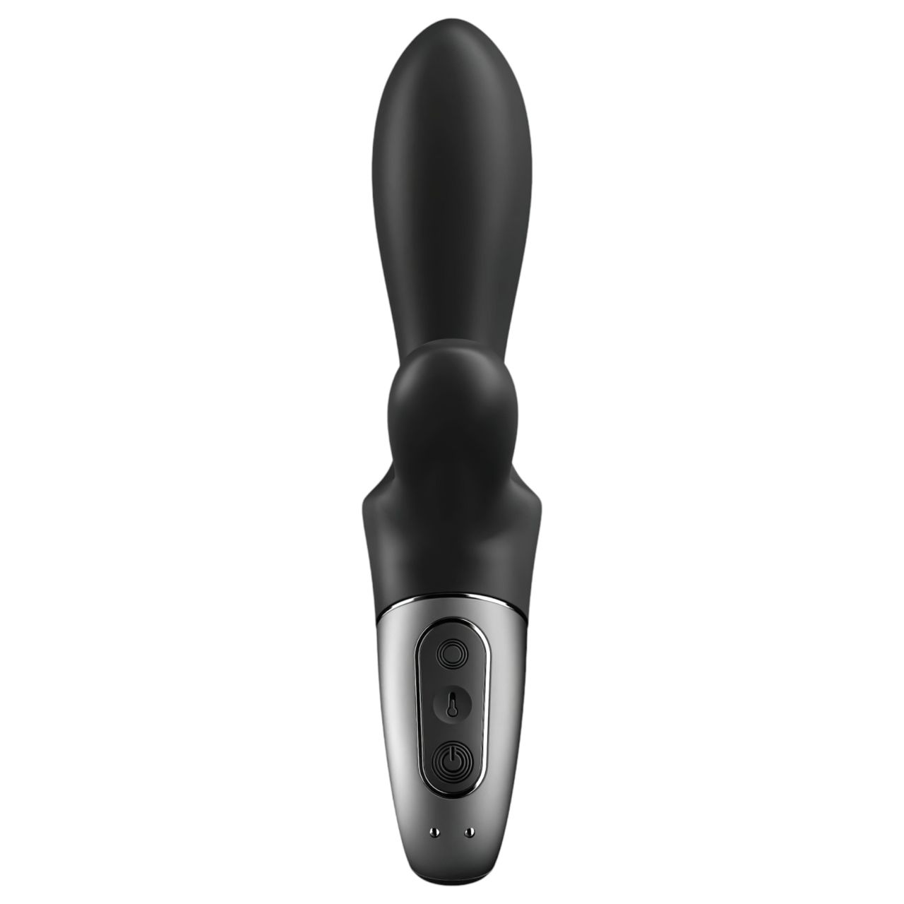 Satisfyer Heat Climax+ - okos, melegítő, karos análvibrátor (fekete)