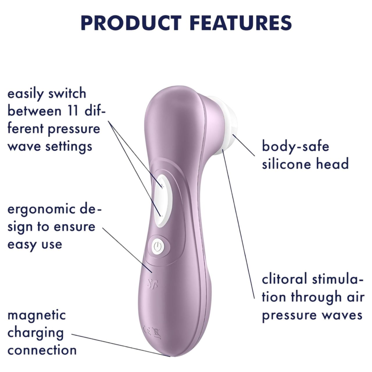 Satisfyer Pro 2 Gen2 - akkus csiklóizgató (viola)