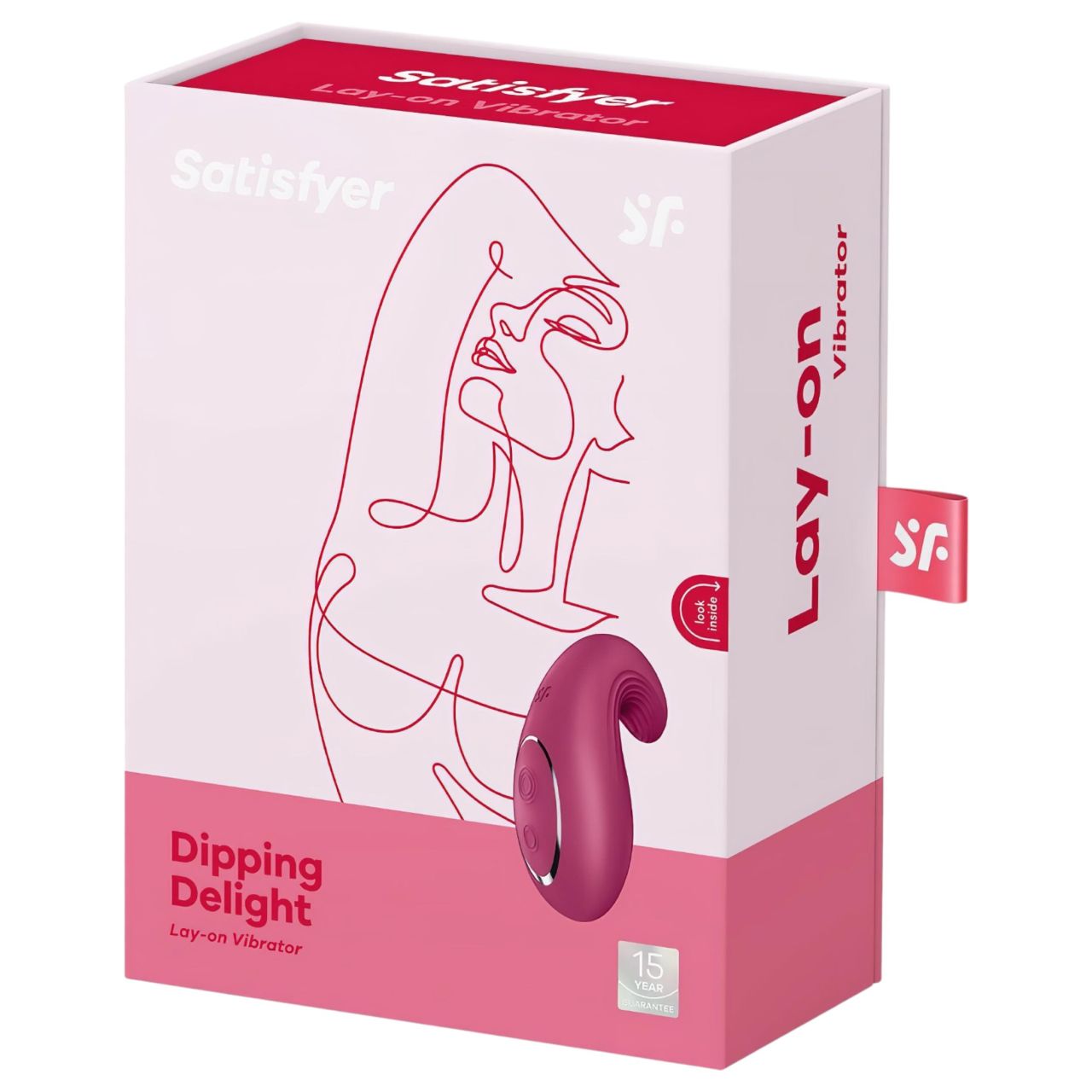 Satisfyer Dipping Delight - akkus csiklóvibrátor (piros)