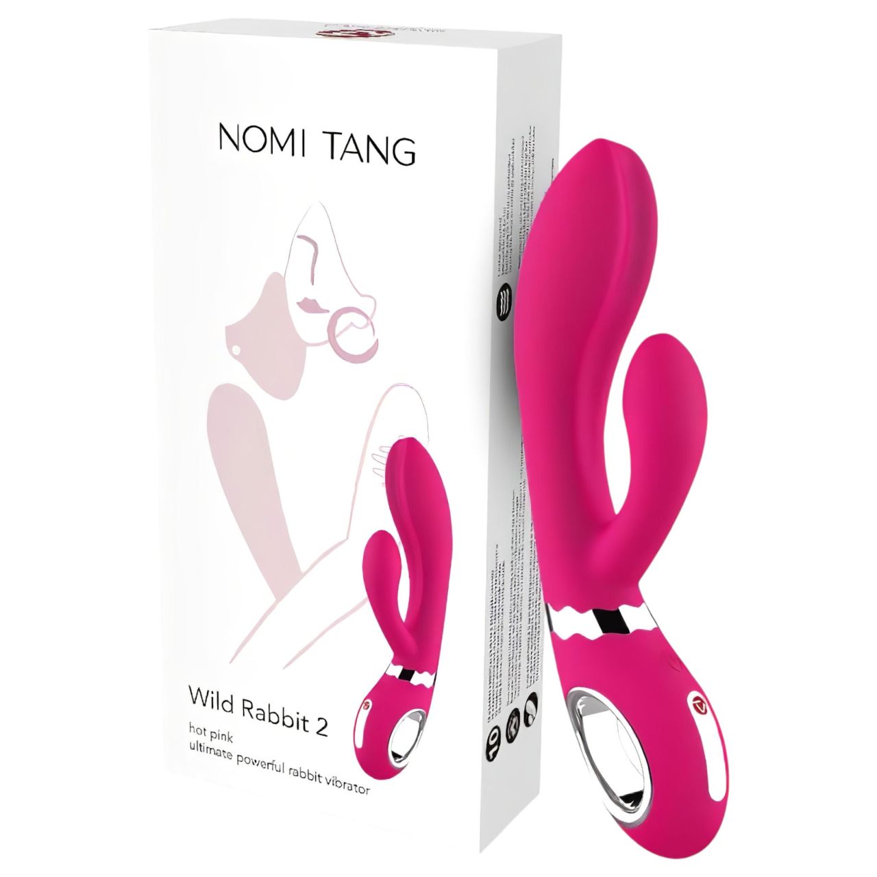 Nomi Tang - akkus, csiklókaros G-pont vibrátor (pink)