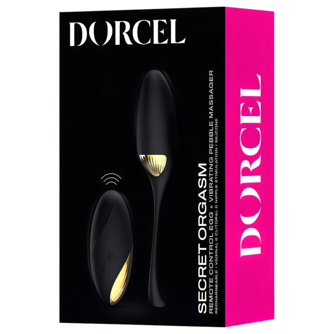 Dorcel Secret Orgasm - akkus, rádiós vibrotojás (fekete)