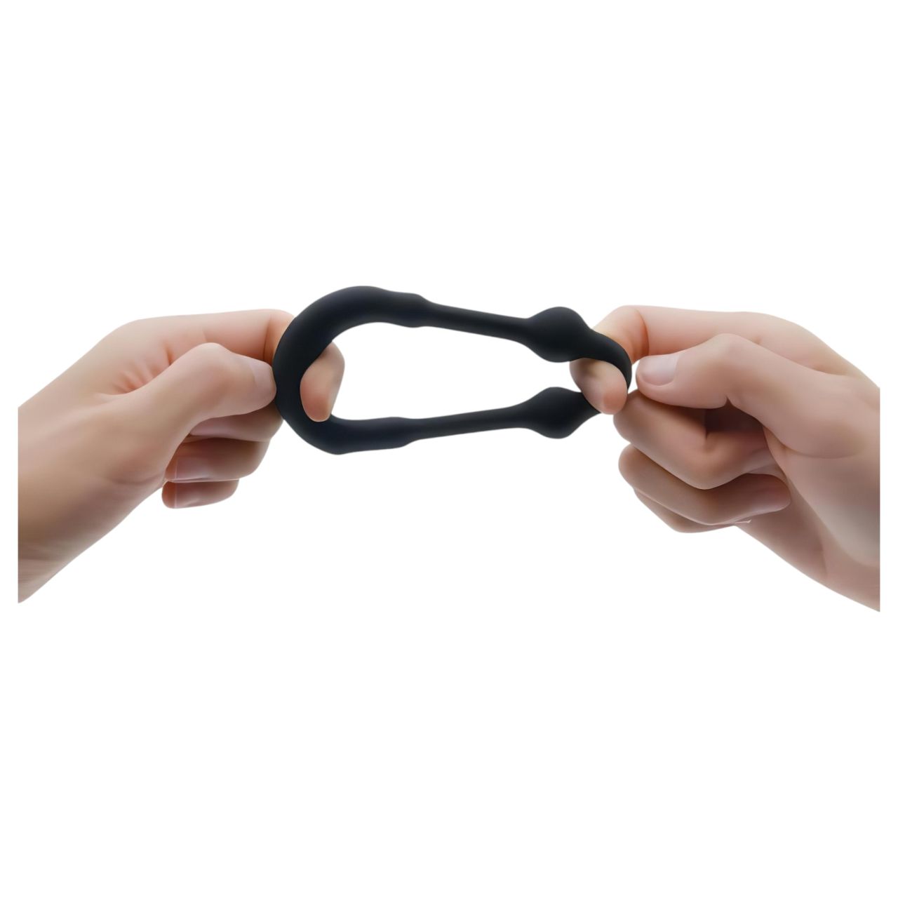 Dorcel Stronger Ring - fém betétes péniszgyűrű (fekete)