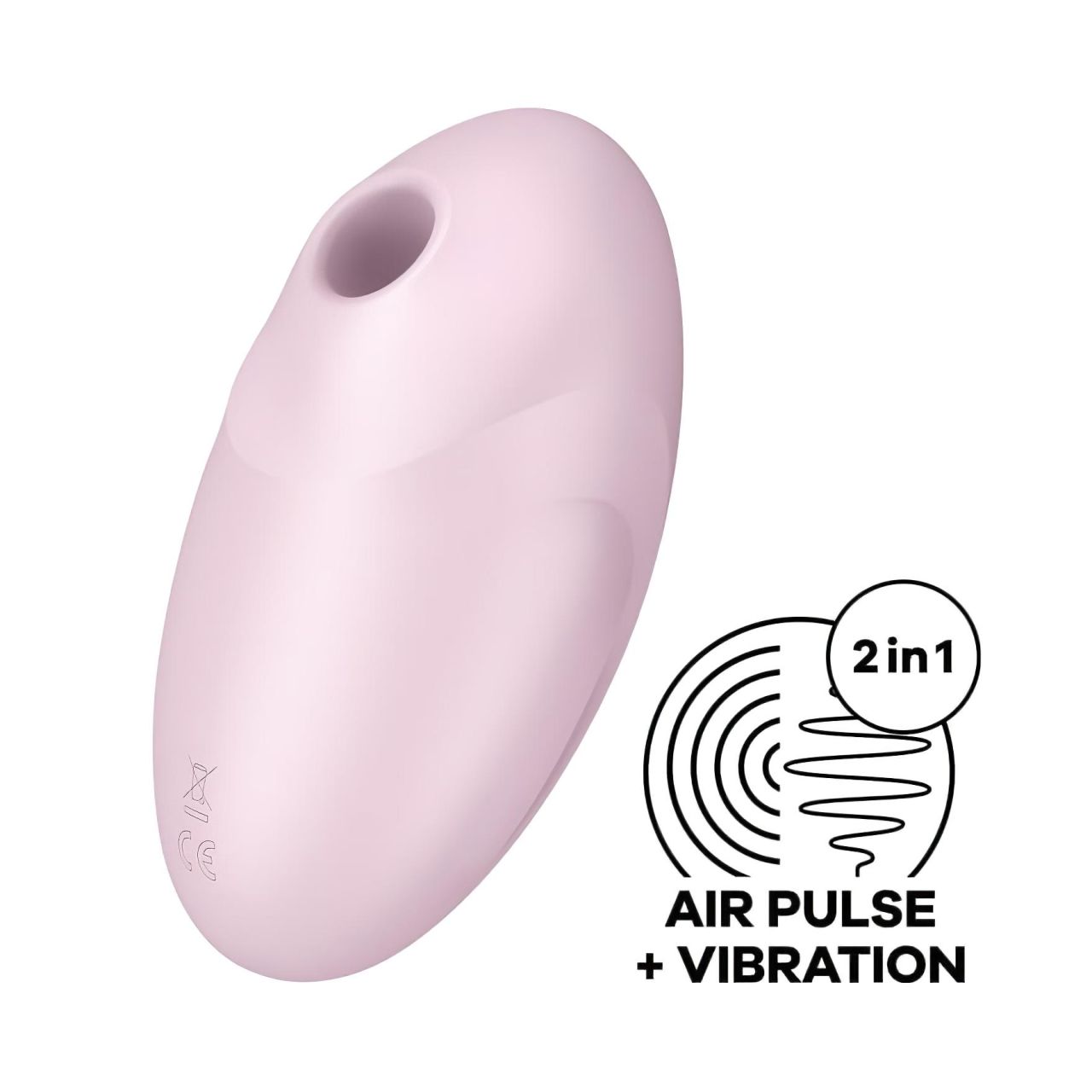 Satisfyer Vulva Lover 3 - akkus, léghullámos csiklóizgató (pink)