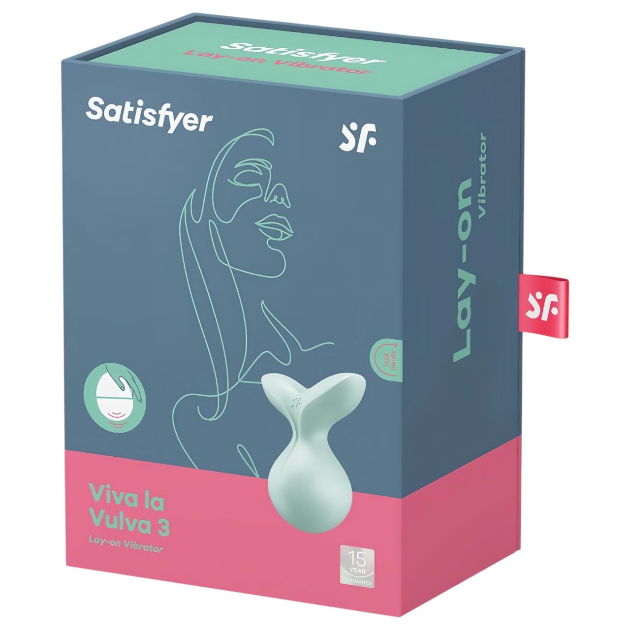 / Satisfyer Viva la Vulva 3 - akkus, vízálló csiklóvibrátor (menta)