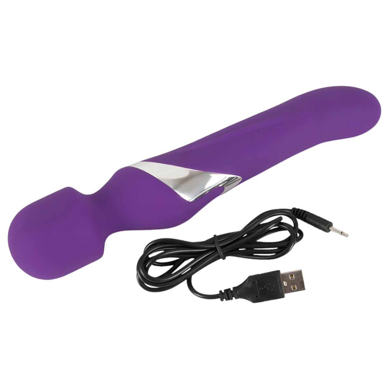 Javida Wand & Pearl - 2in1 masszírozó vibrátor (lila)