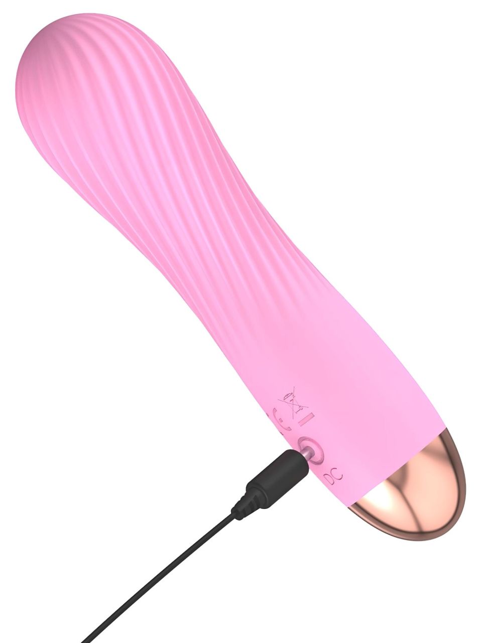 Cuties Mini - akkus, vízálló, spirális vibrátor (pink)