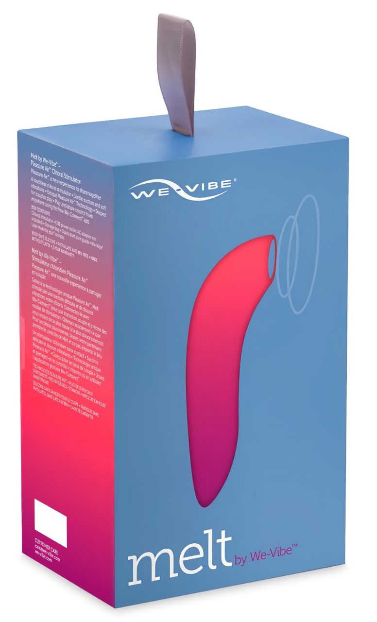 We-Vibe Melt - akkus, okos léghullámos csiklóizgató (korall)