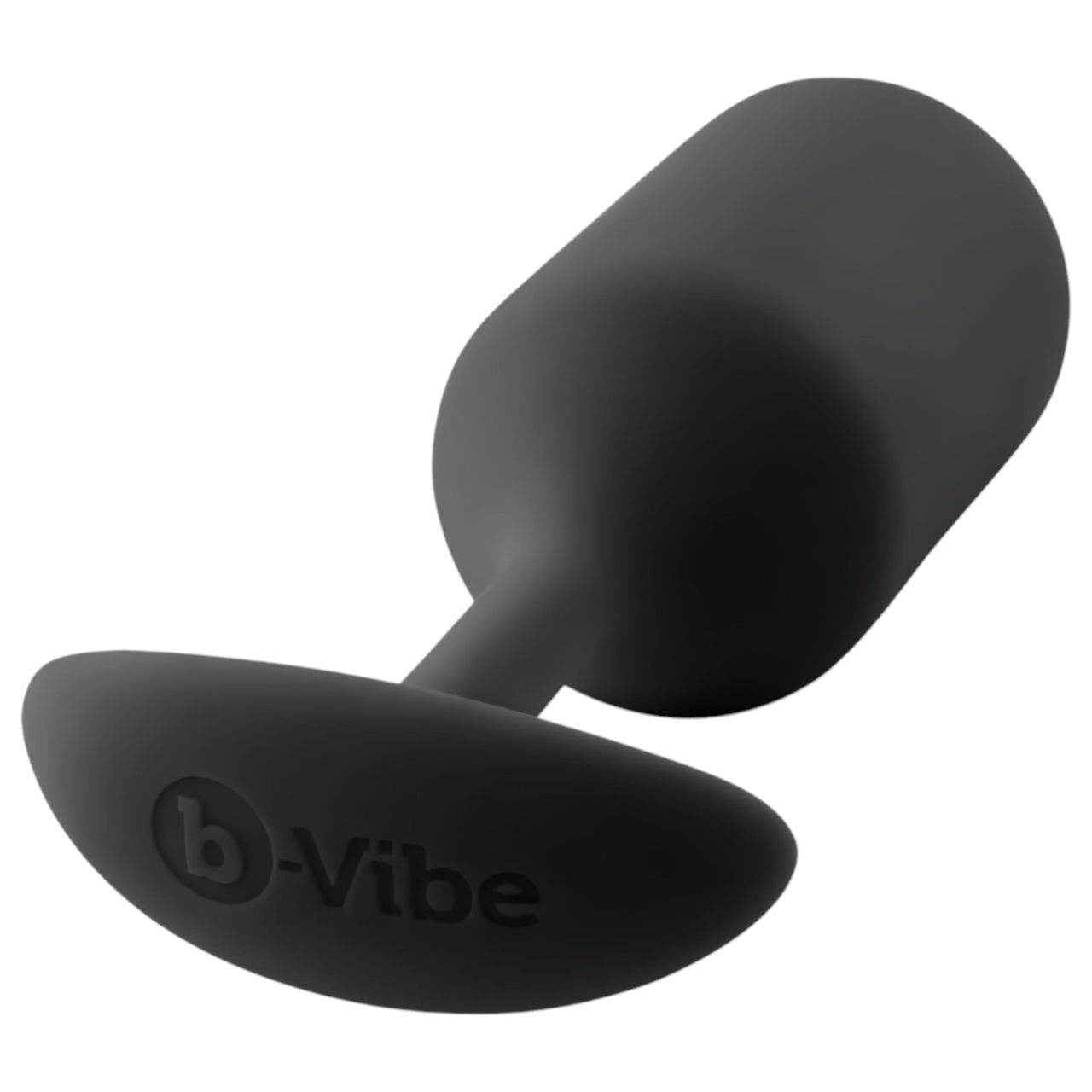 b-vibe Snug Plug 3 - dupla golyós anál dildó (180g) - fekete