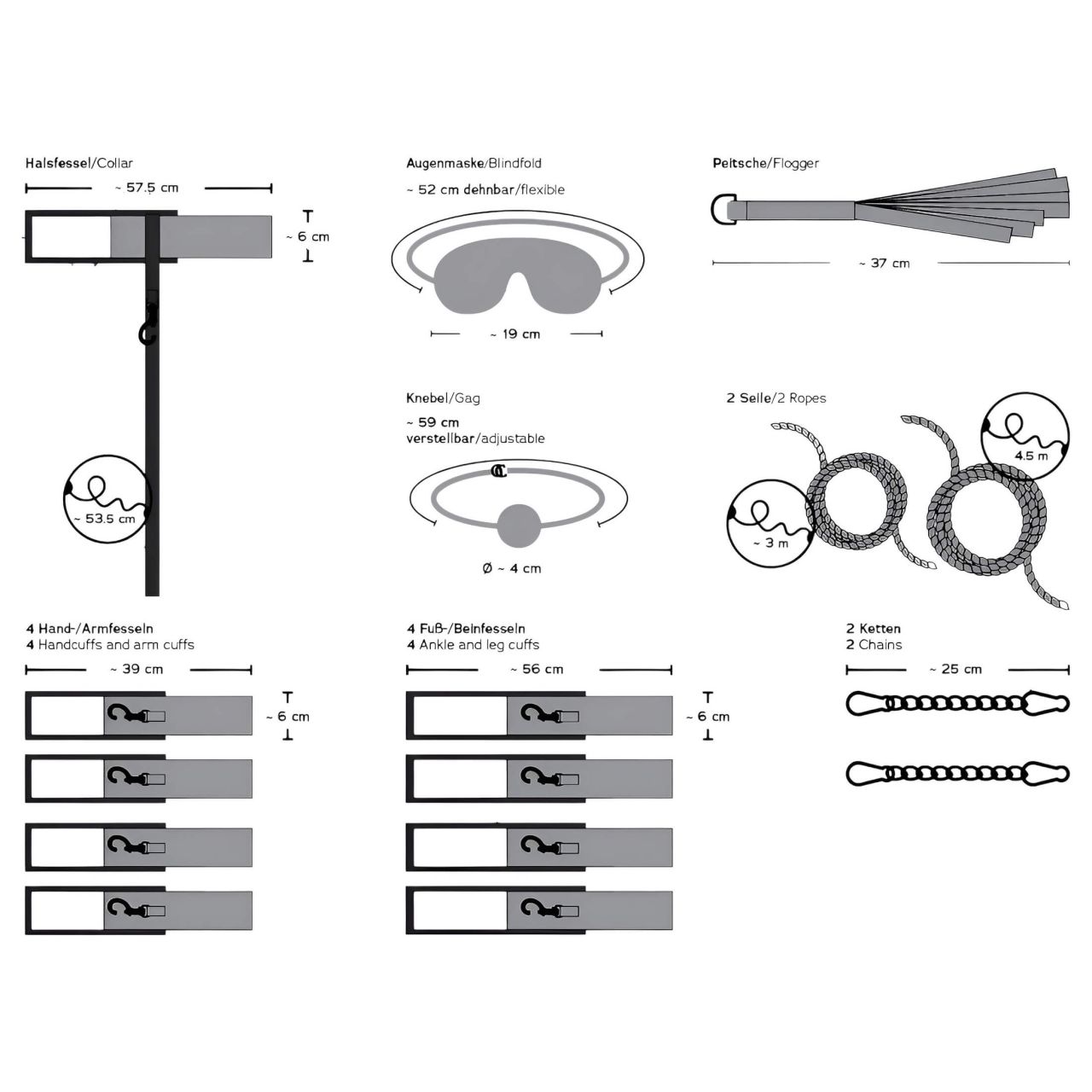 You2Toys Bondage Board 2.0 - hordozható kötöző ágy szett