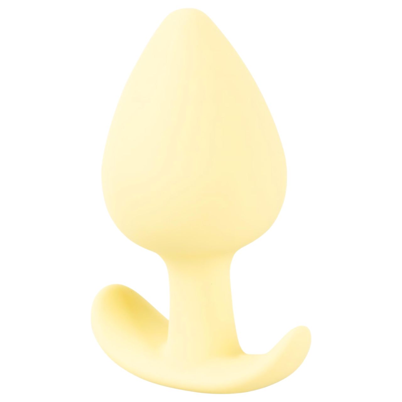 Cuties Mini Butt Plug - szilikon anál dildó - sárga (3,1cm)