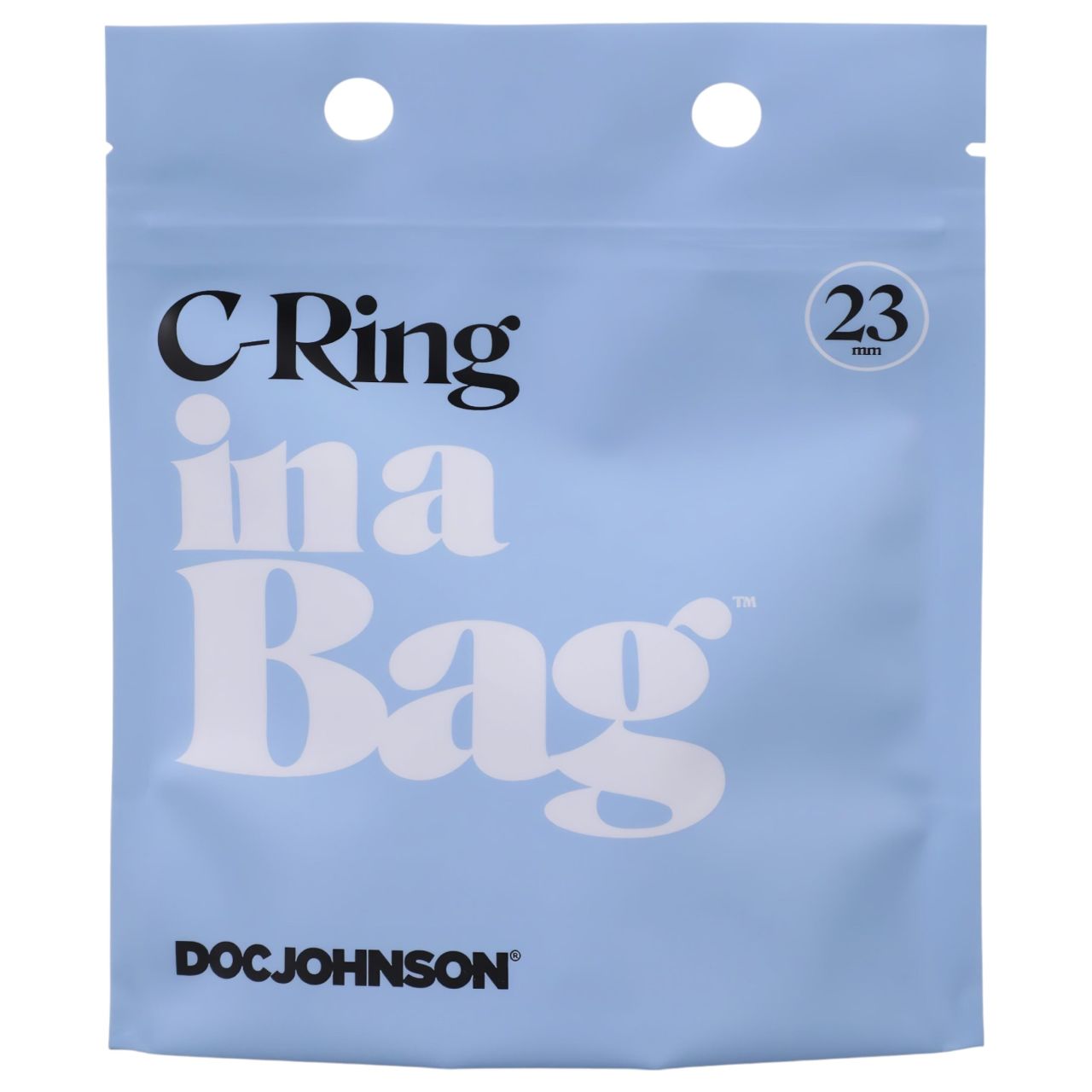 Doc Johnson C-Ring - szilikon péniszgyűrű (fekete)