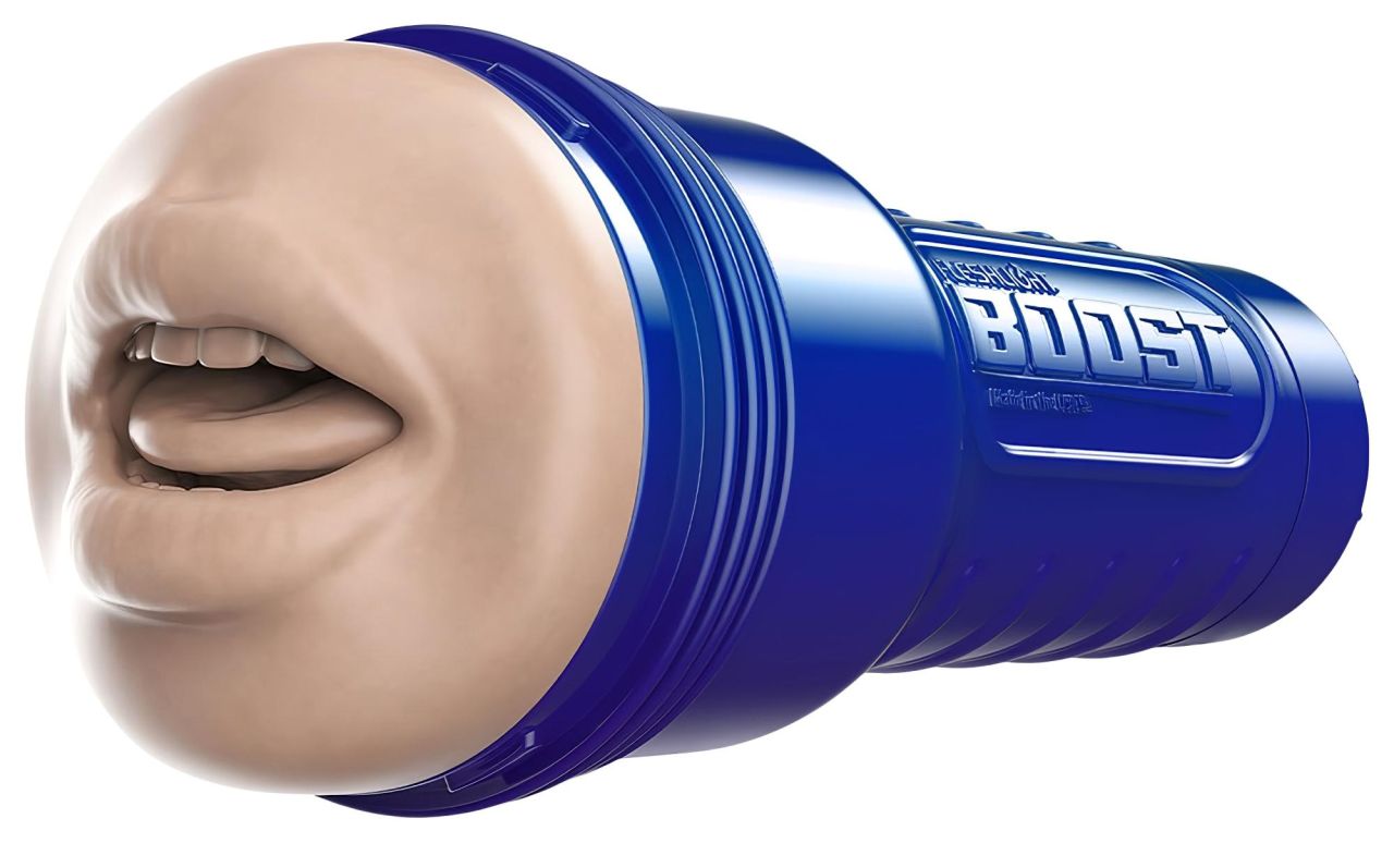 Fleshlight Boost Blow - élethű száj maszturbátor (natúr)