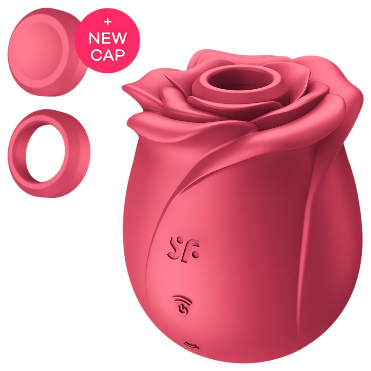 Satisfyer Pro 2 Rose Classic - akkus léghullámos csiklóizgató (piros)