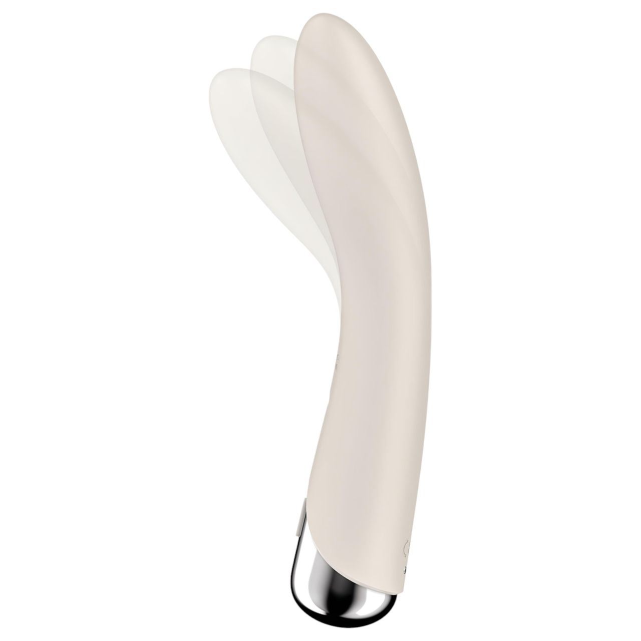 Satisfyer Spinning Vibe 1 - forgó fejes G-pont vibrátor (bézs)