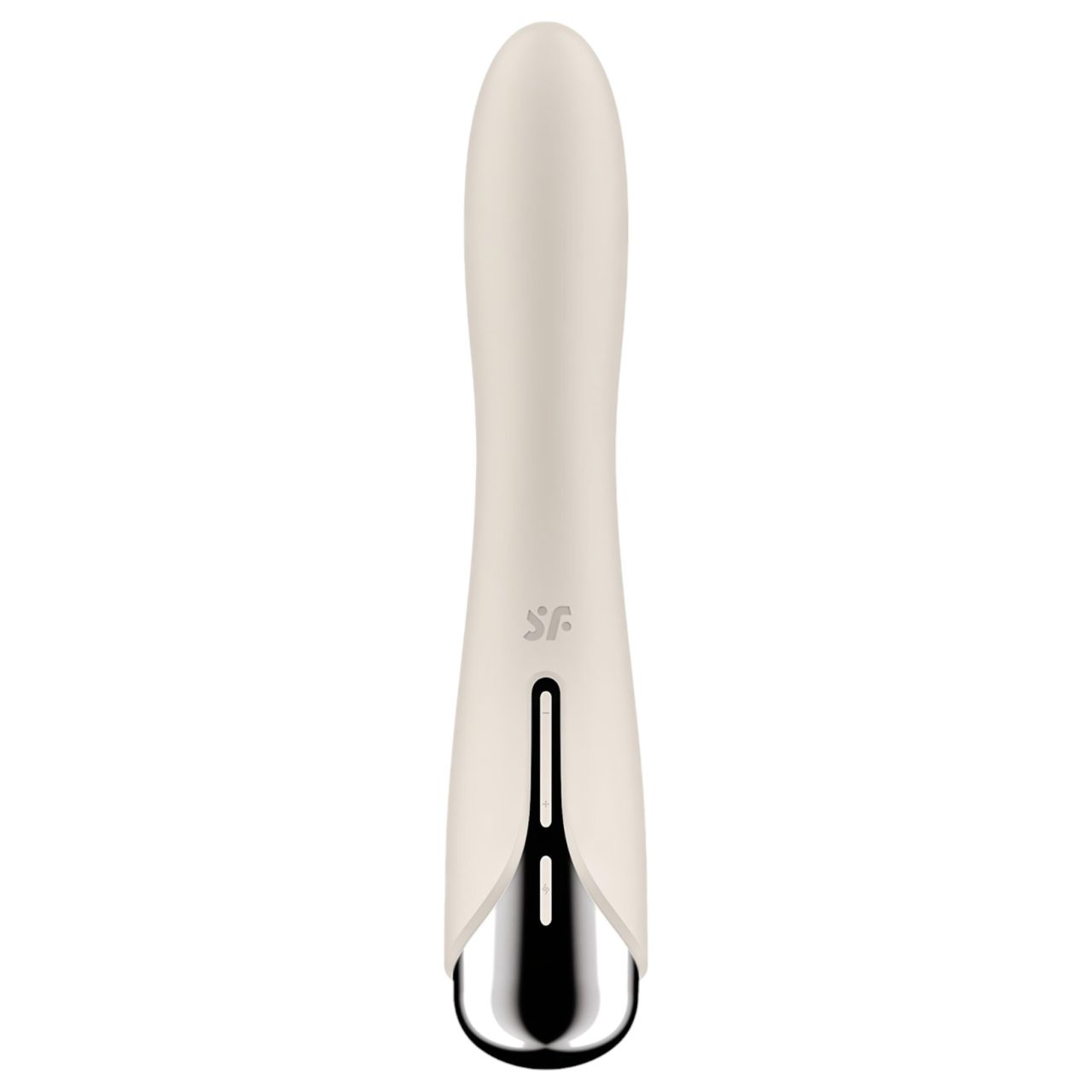 Satisfyer Spinning Vibe 1 - forgó fejes G-pont vibrátor (bézs)