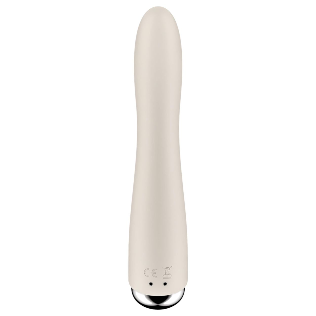 Satisfyer Spinning Vibe 1 - forgó fejes G-pont vibrátor (bézs)