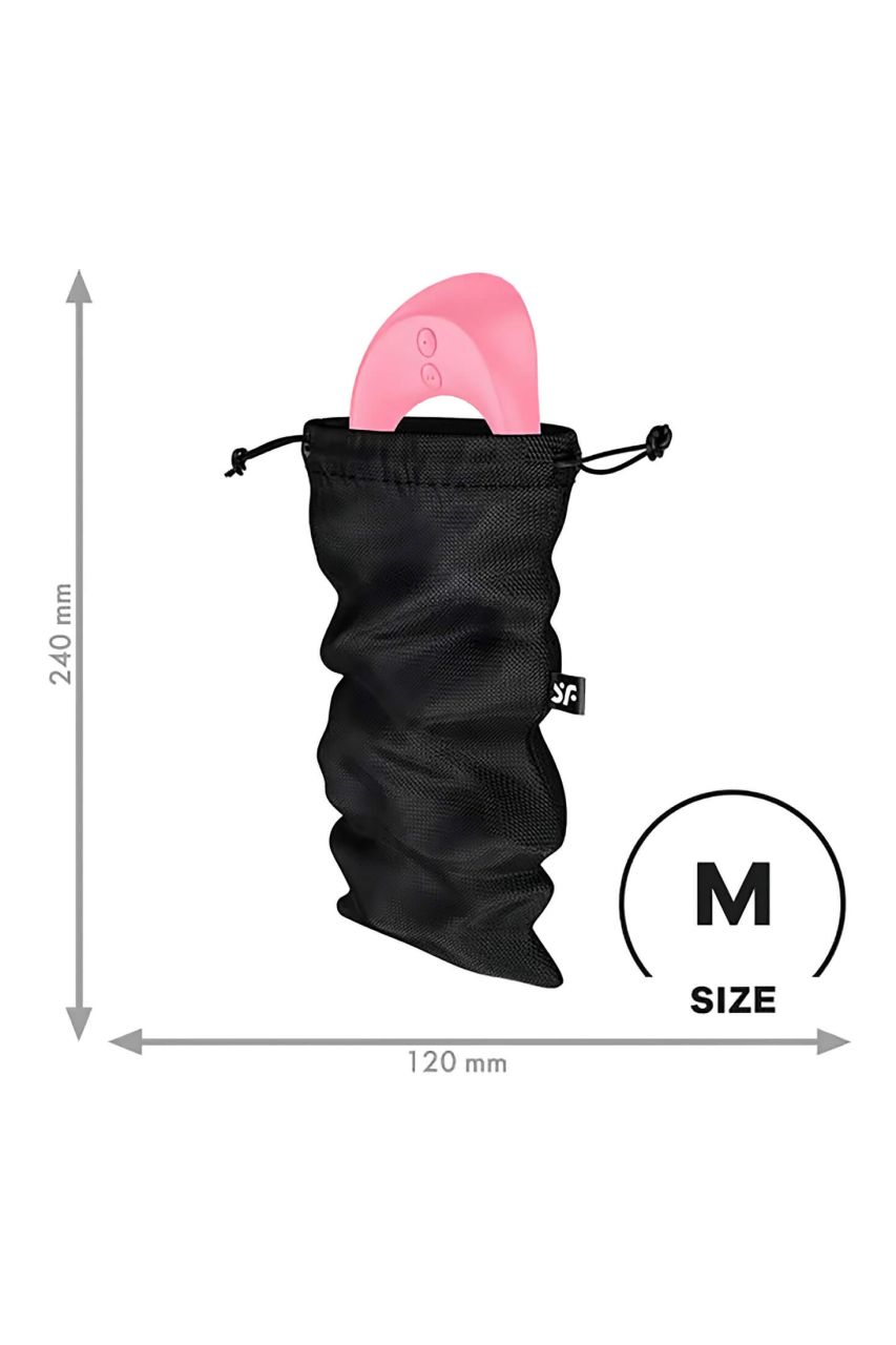 Satisfyer Treasure Bag M - szexjáték tároló táska - közepes (fekete)