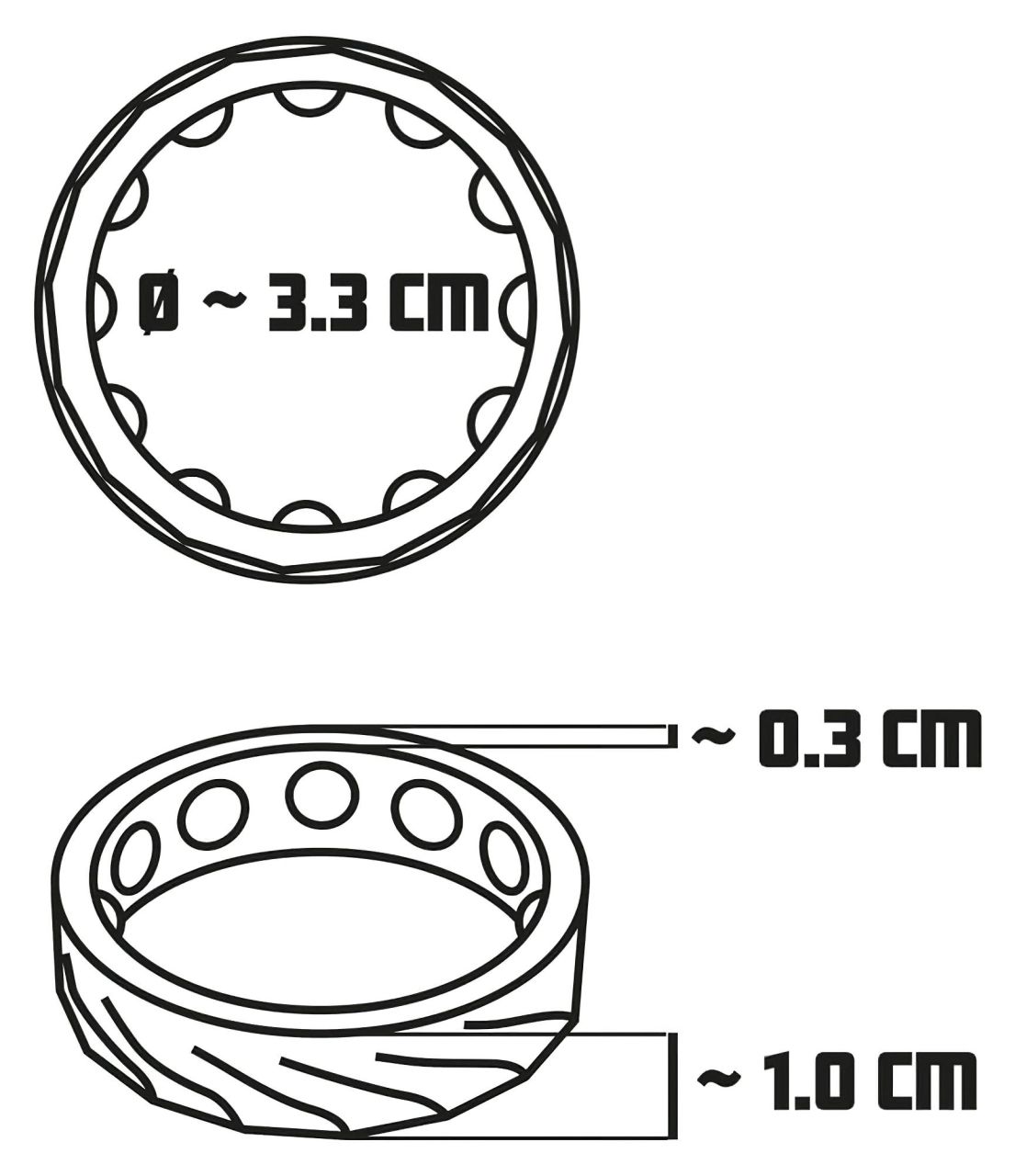 You2Toys 4in1 - pénisz- és heregyűrű szett - 2 részes (natúr-fekete)