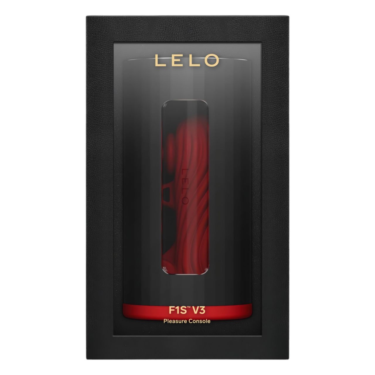 LELO F1s V3 - interaktív maszturbátor (fekete-piros)