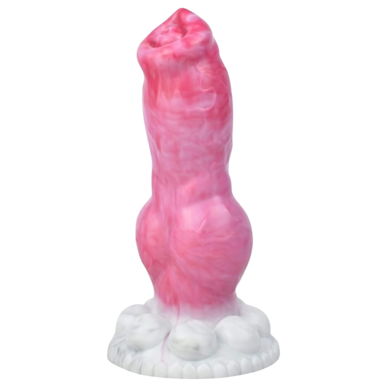 Animalorny Buldog - kutya pénisz dildó - 17cm (pink)