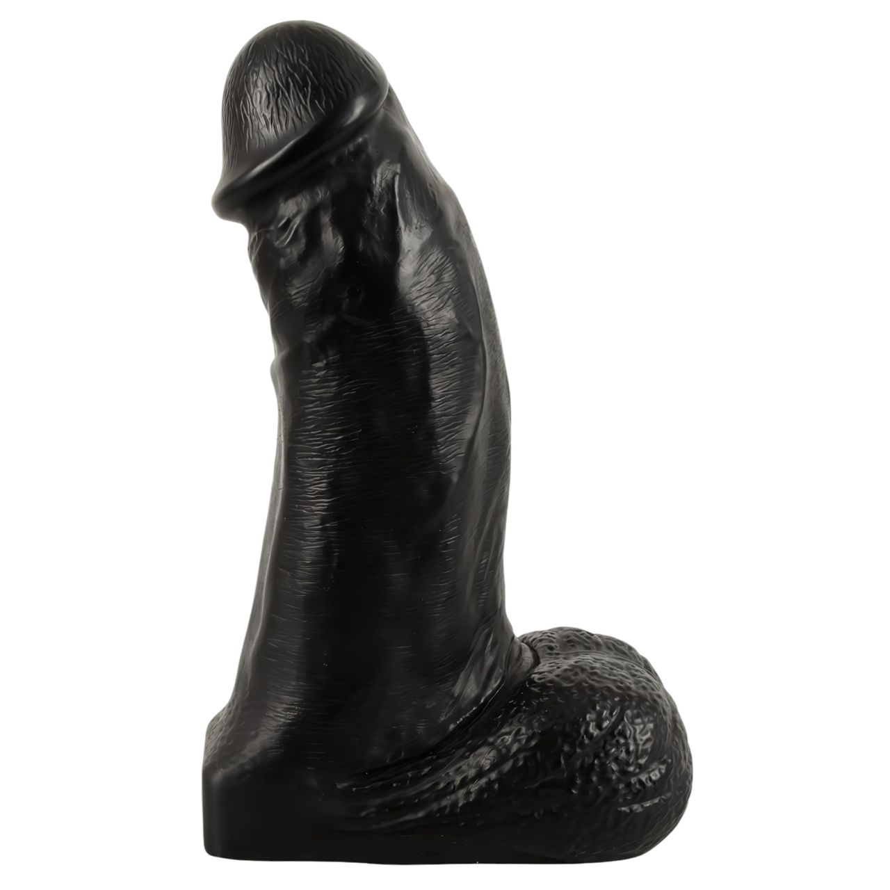 Realistixxx Real Giant - giga herés dildó - 22 cm (fekete)