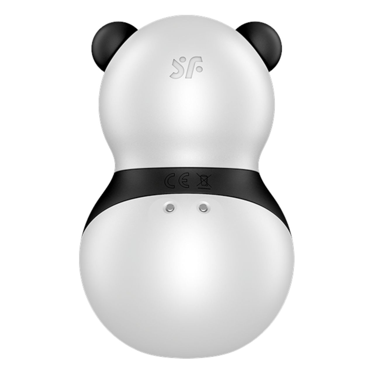 Satisfyer Pocket Panda - léghullámos csiklóizgató (fekete)