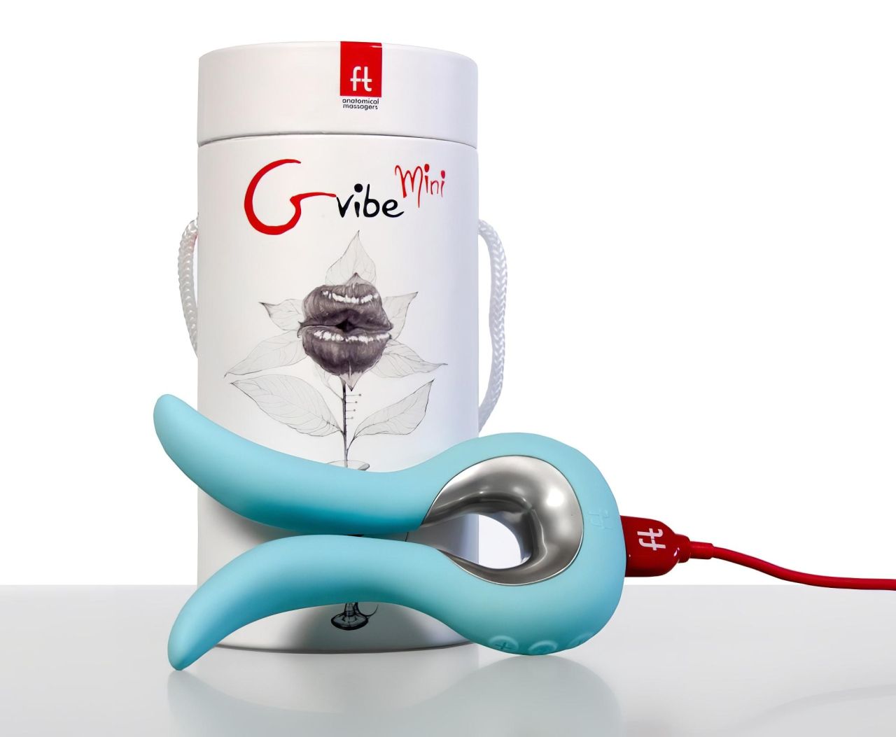 G-vibe Mini - USB-s szilikonvibrátor (menta)