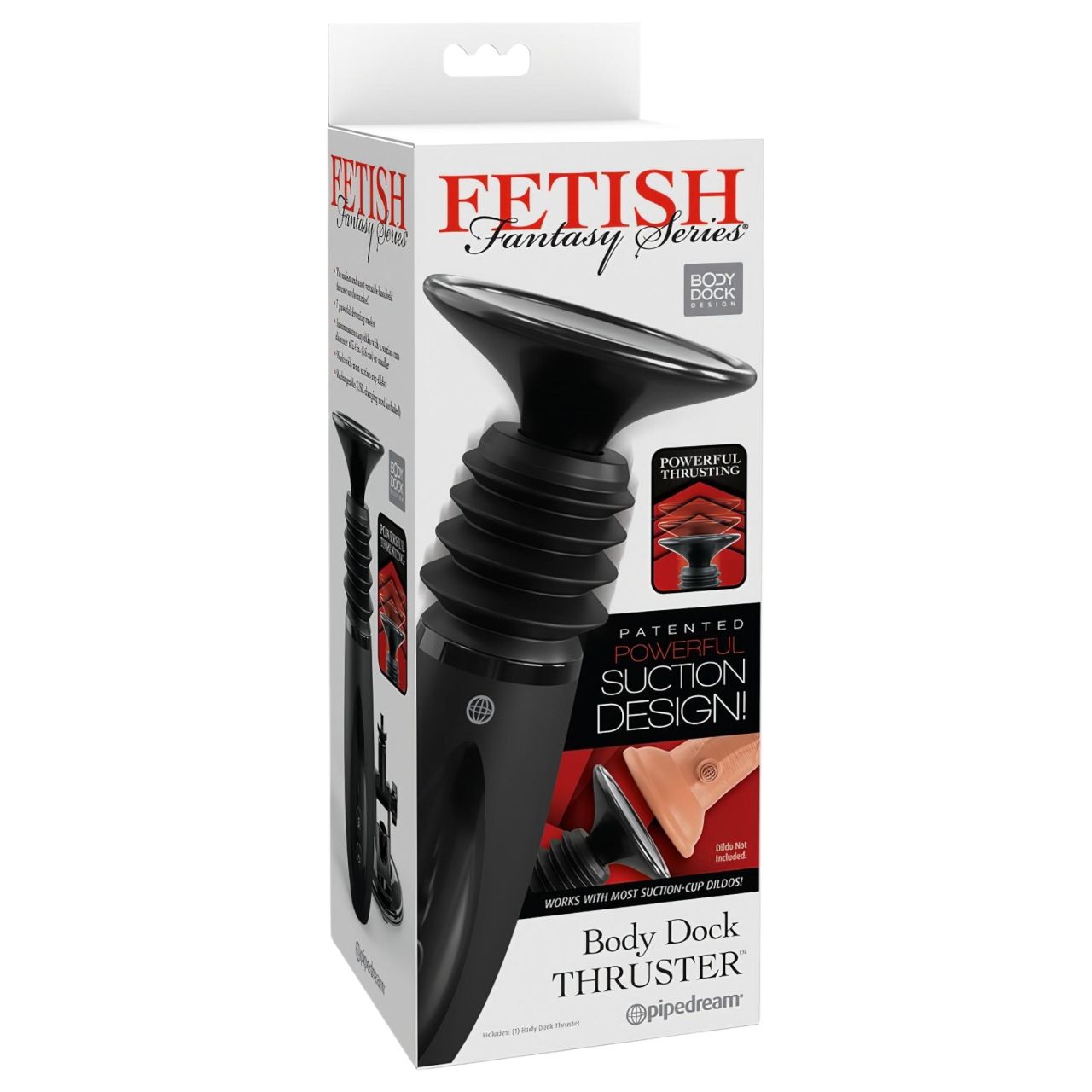 Fetish Fantasy Body Dock Thruster - lökő adapter (fekete)