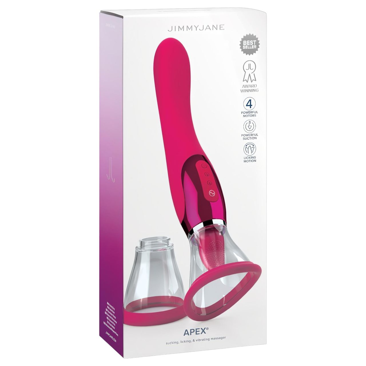 JymmyJane Apex - nyelves 2in1 vibrátor (pink)