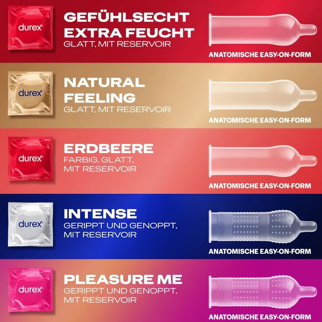 Durex Love Mix - óvszercsomag (40db)