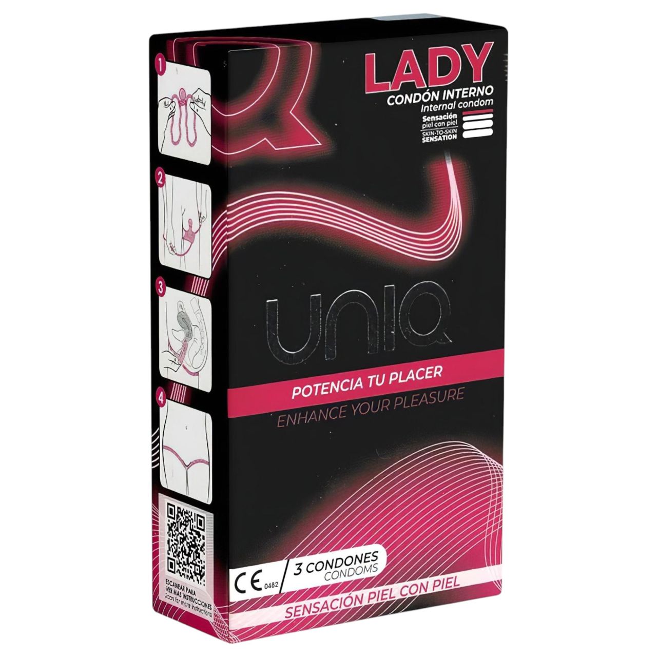 Uniq Lady - női óvszer (3db)