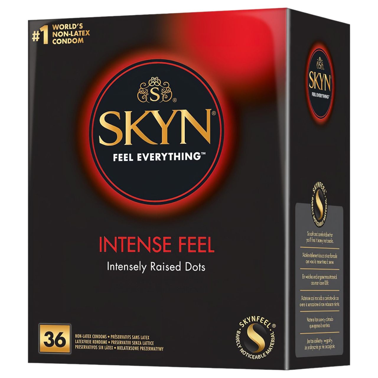 Manix SKYN Intense Fell - latexmentes vegán óvszer (36db)